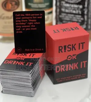 Risk It or Drink It Card Game