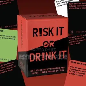 Risk It or Drink It Party Card Game