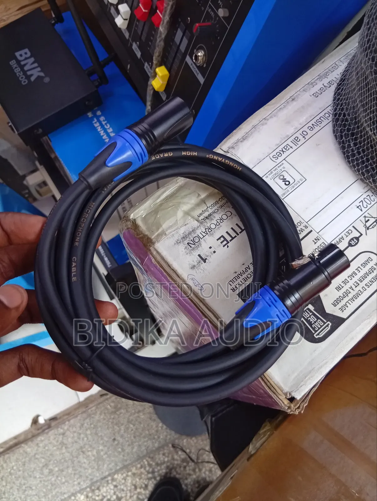 Quality Signal Cable 3 Metres Male to Female XLR
