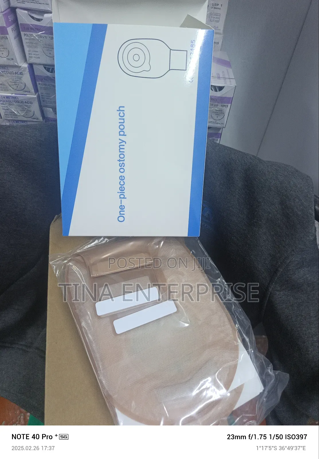 Colostomy Bag.