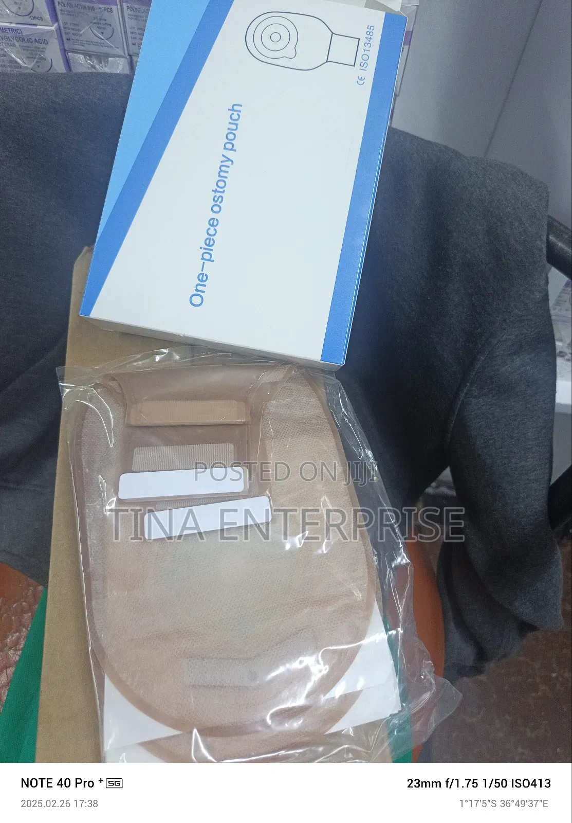 Colostomy Bag.