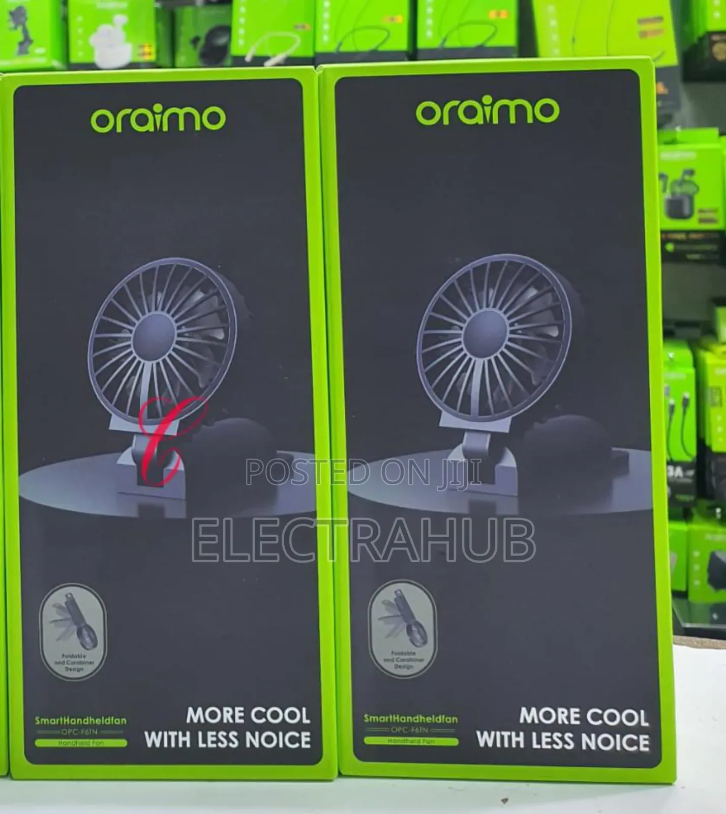 Oraimo Smart Handheld Fan Opc-F6tn Dual New Sealed