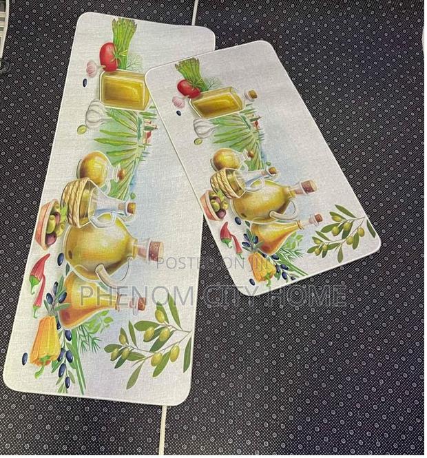 New Coffee Design Rubber Bottom Kitchen Mats Available - thumbnail 2