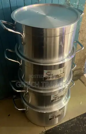 *Aluminium Sufurias With Lids