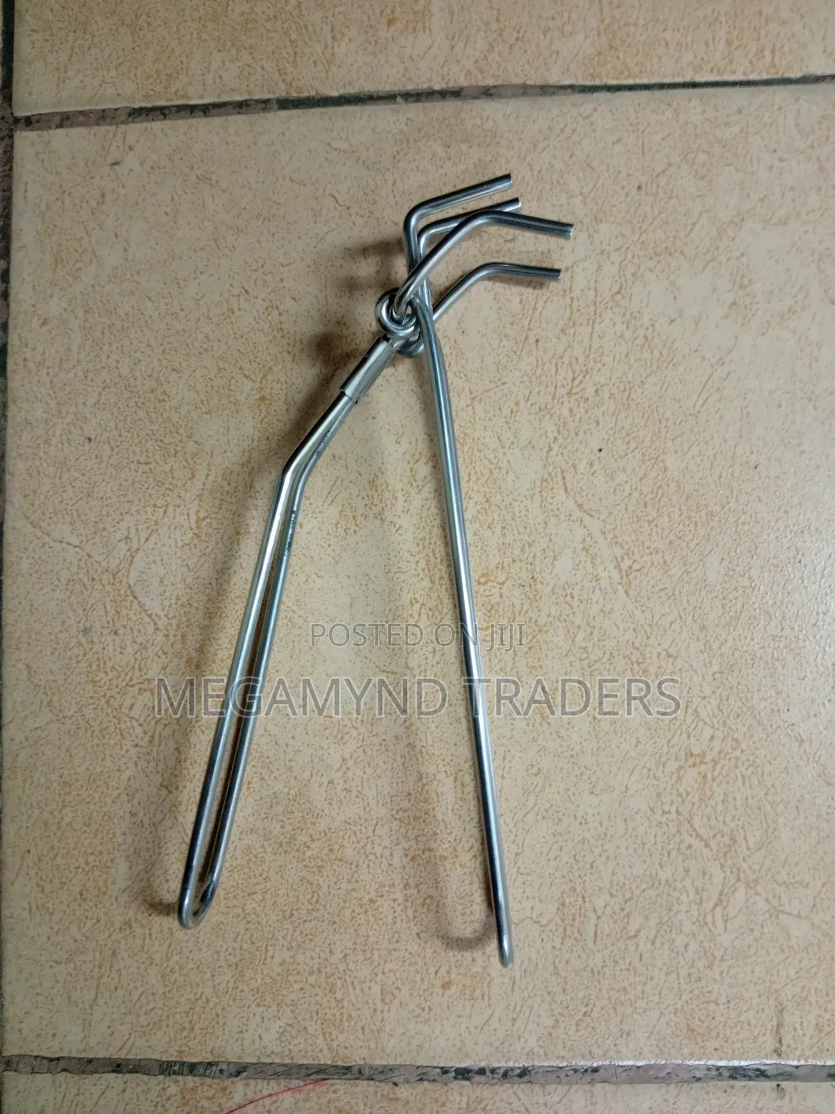 Stainless Steel Sufuria Kamata/Wire Tong Made India