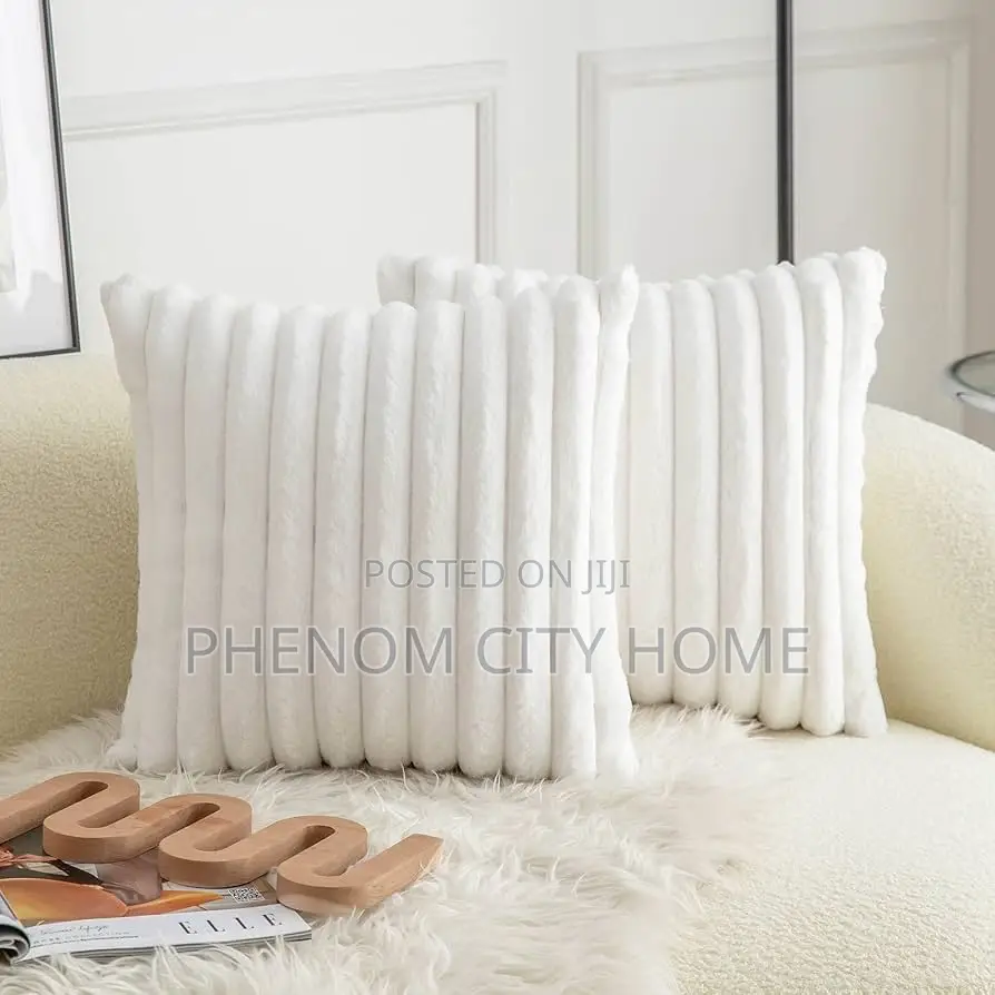 Quality Velvet Ribbed Cushion Throwpillow Covers