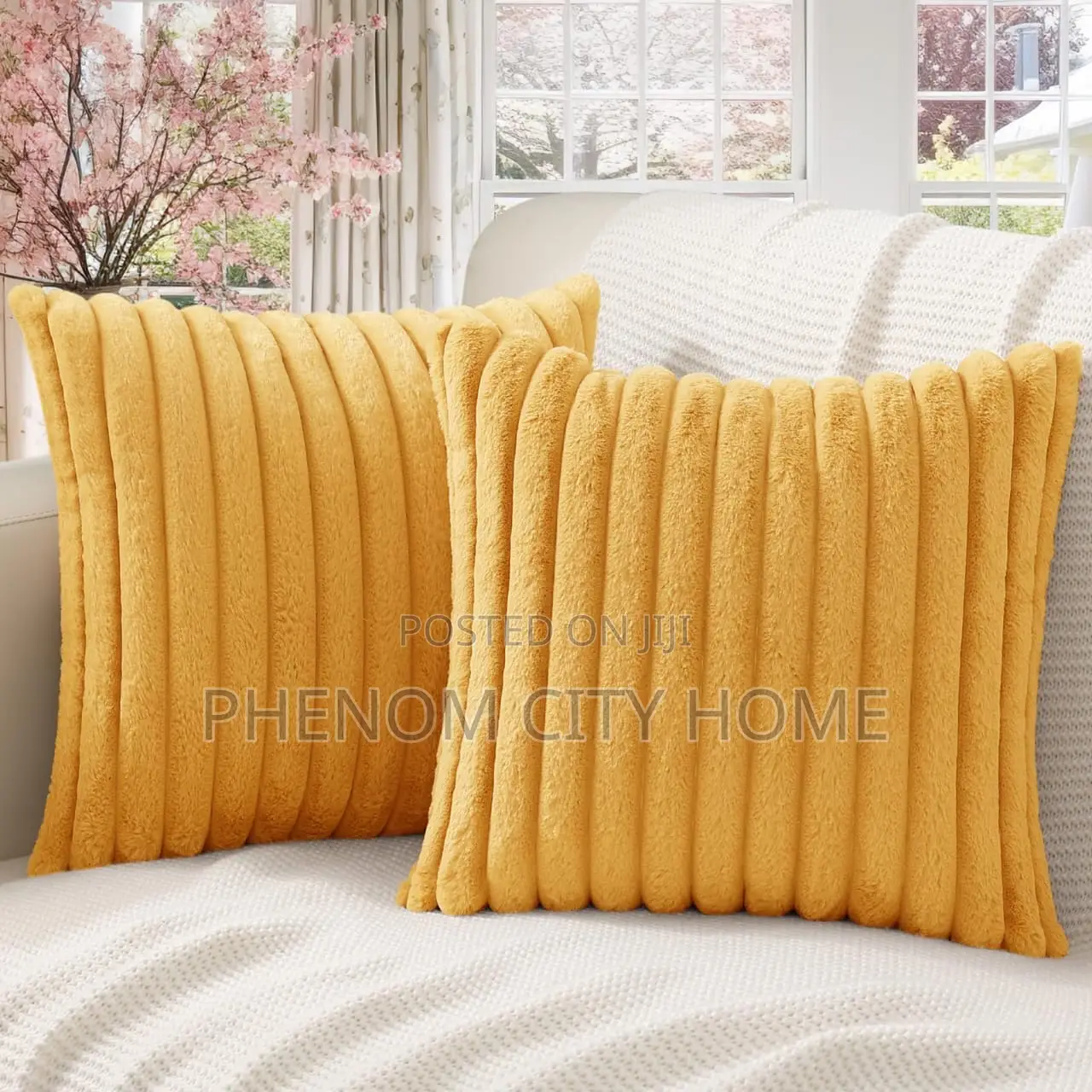 Quality Velvet Ribbed Cushion Throwpillow Covers