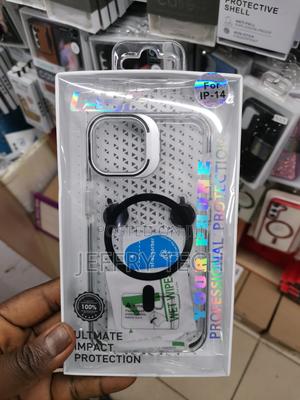 Camera Lens Metal Ring Stand Case With Lens for iPhone 14 - thumbnail 2