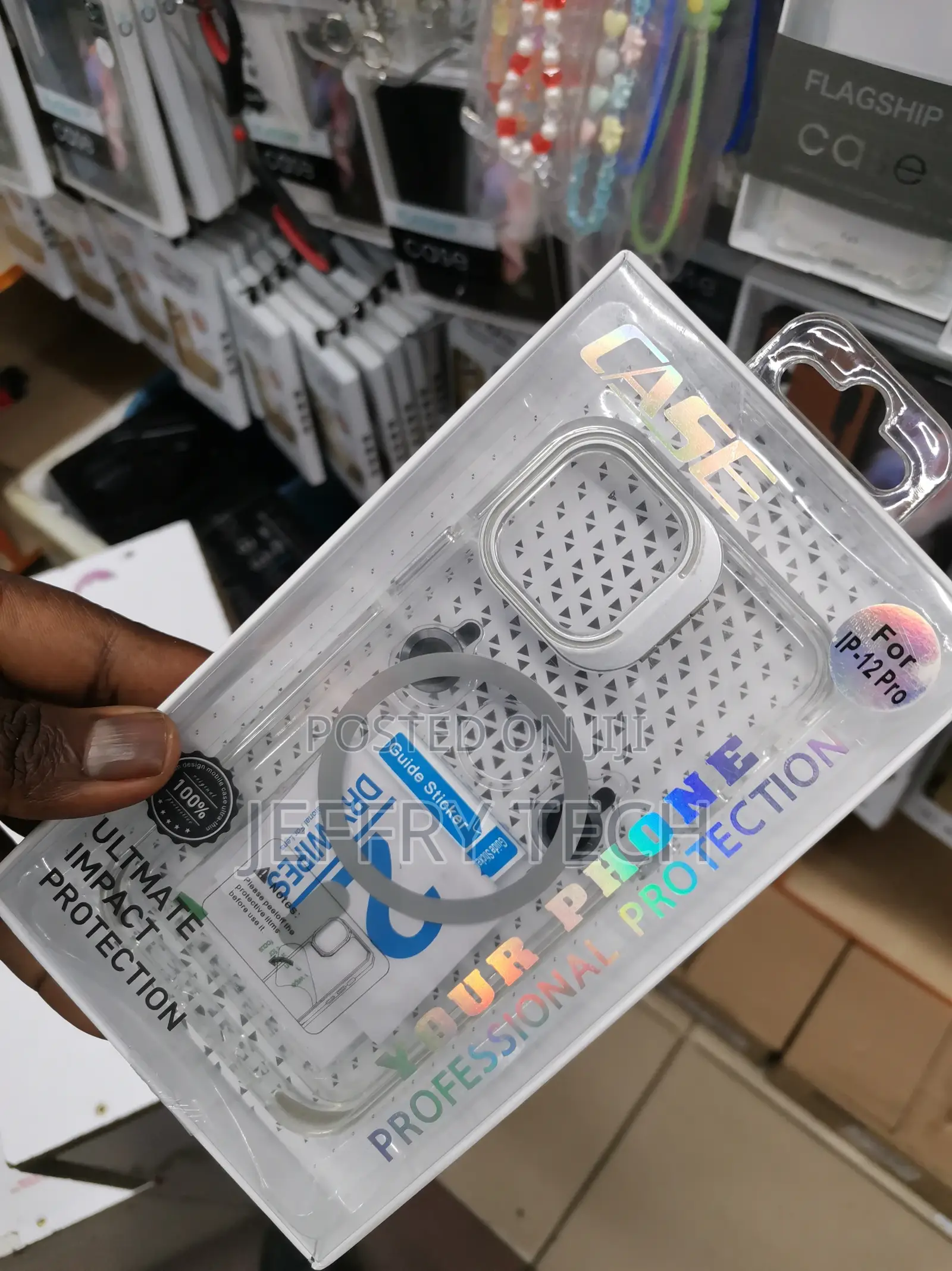 Stand Case With Lens Film for iPhone 12 Pro Luxurykase Lk10