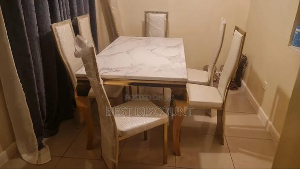 Marble Dining Table 6-Seater - main view