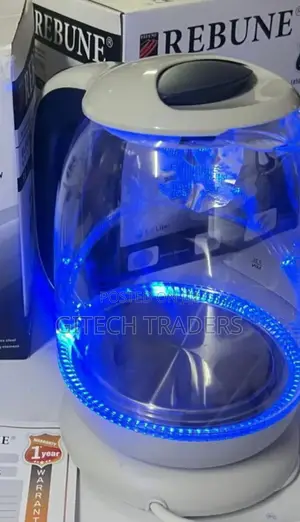 *Rebune 1.7ltrs Glass Kettle