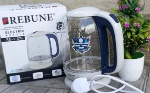 *Rebune 1.7ltrs Glass Kettle