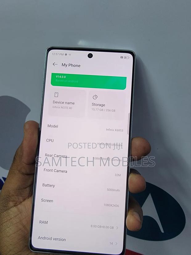 Infinix Note 40 256 GB Gold - thumbnail 4