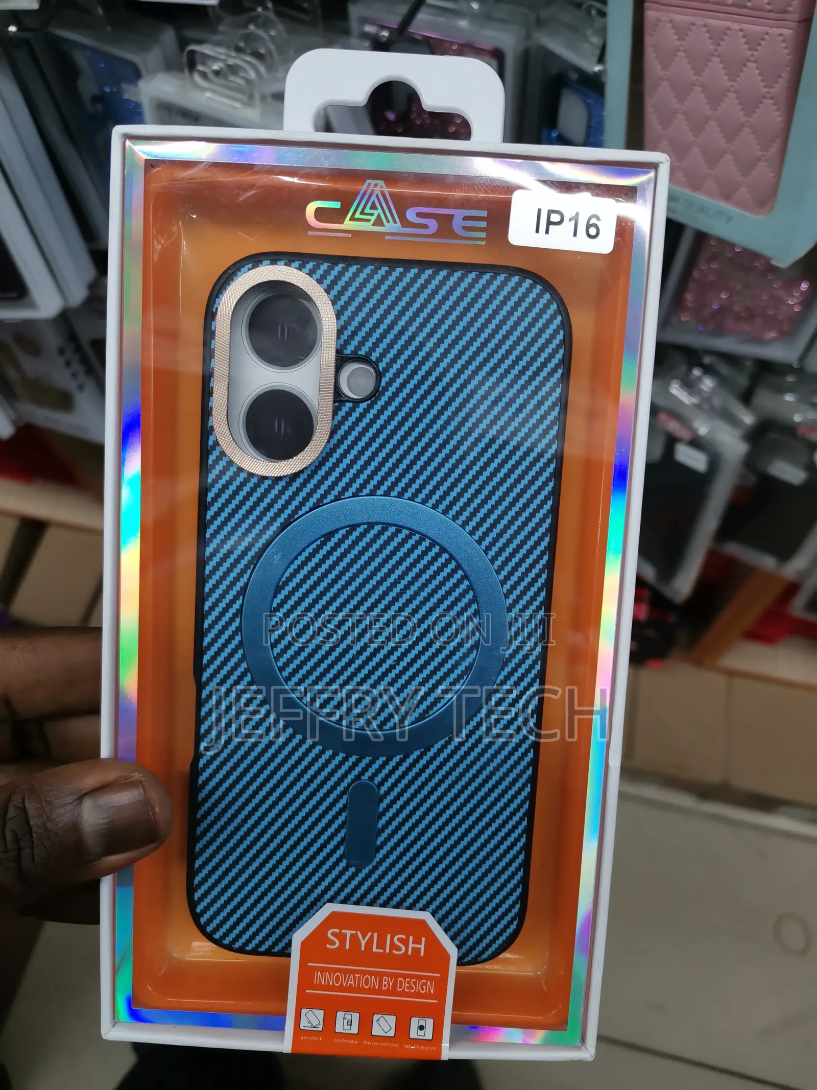 Tel Protect Magnetic Carbon Case Pro iPhone 16