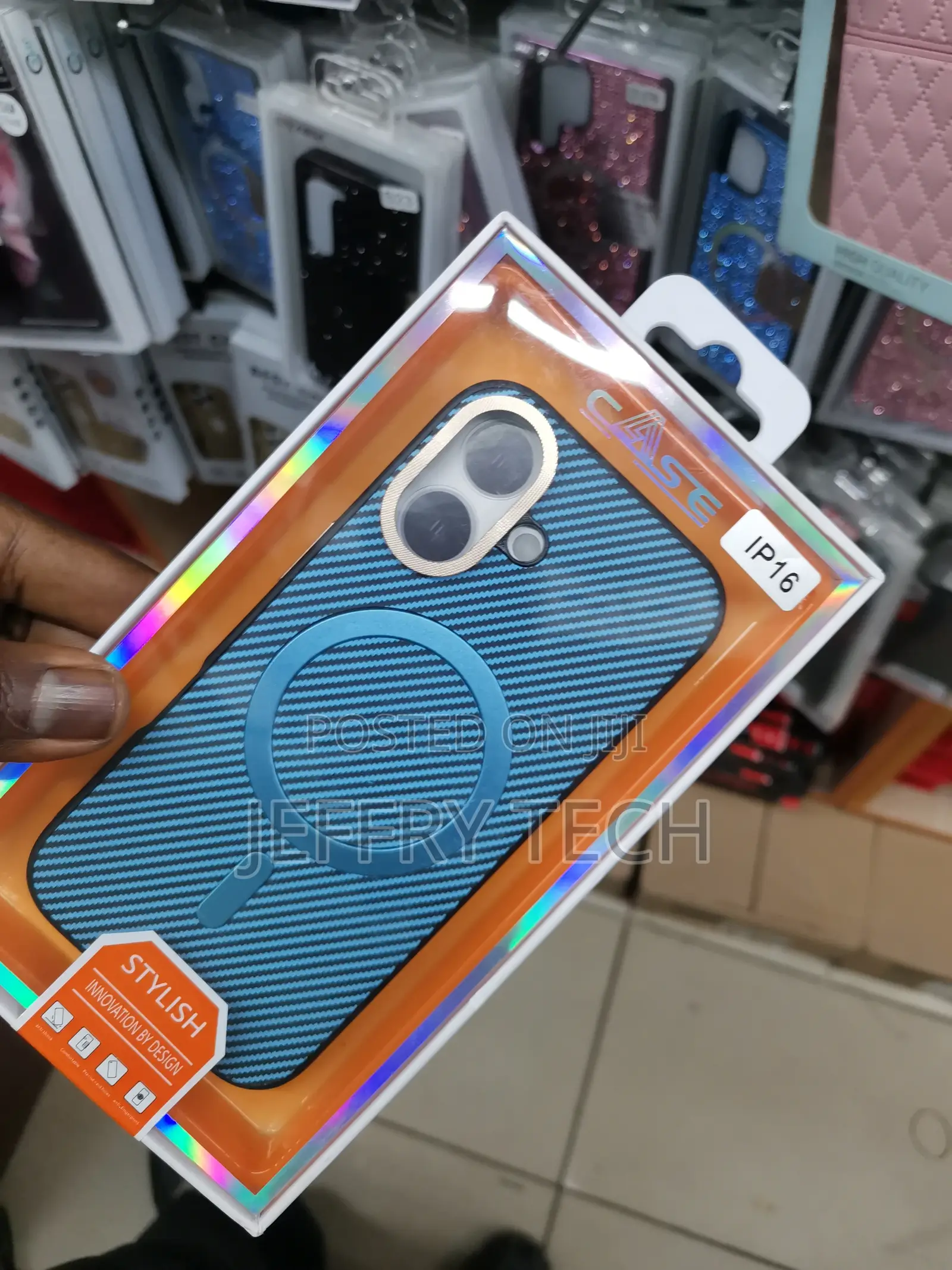 Tel Protect Magnetic Carbon Case Pro iPhone 16