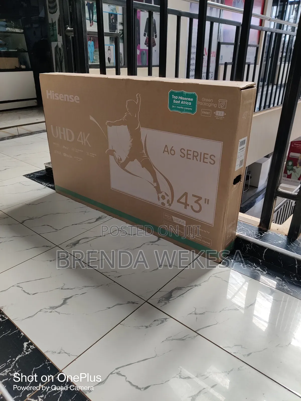 Hisense 43 Inch Smart Tv Uhd 43a6hken Frameless