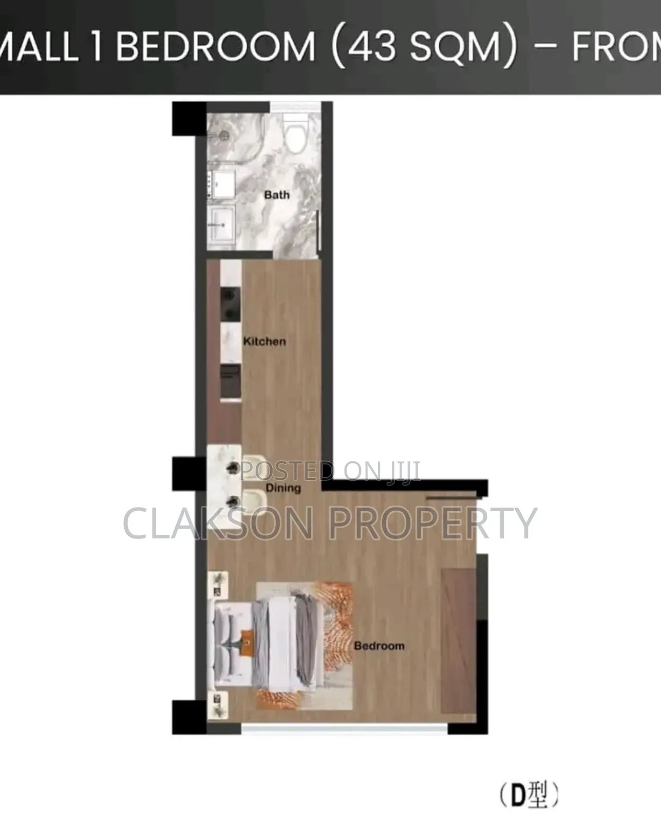 1bdrm Apartment in Westland, Westlands for sale