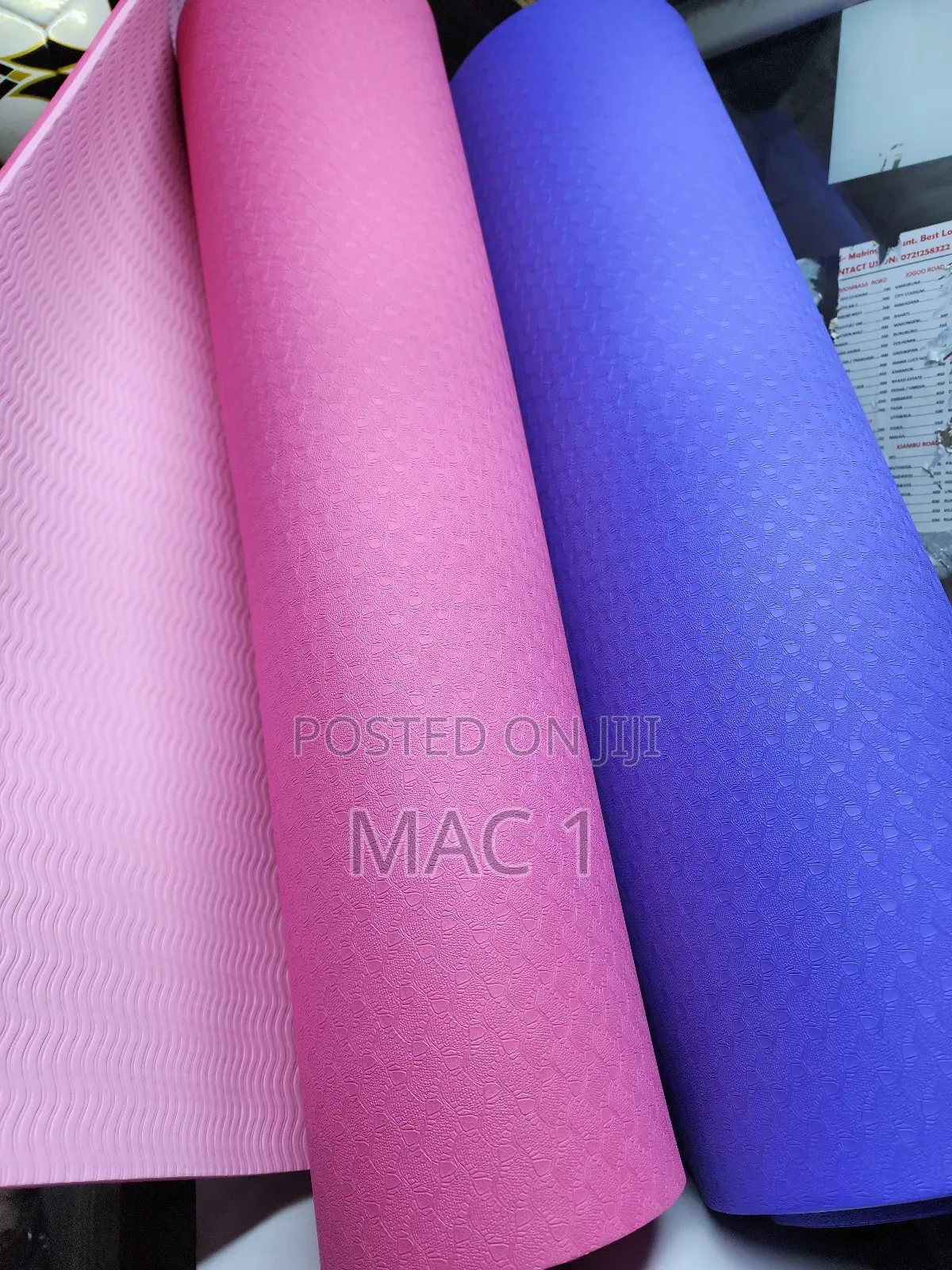 Yoga Mat 6mm Double Sided Gym Mats