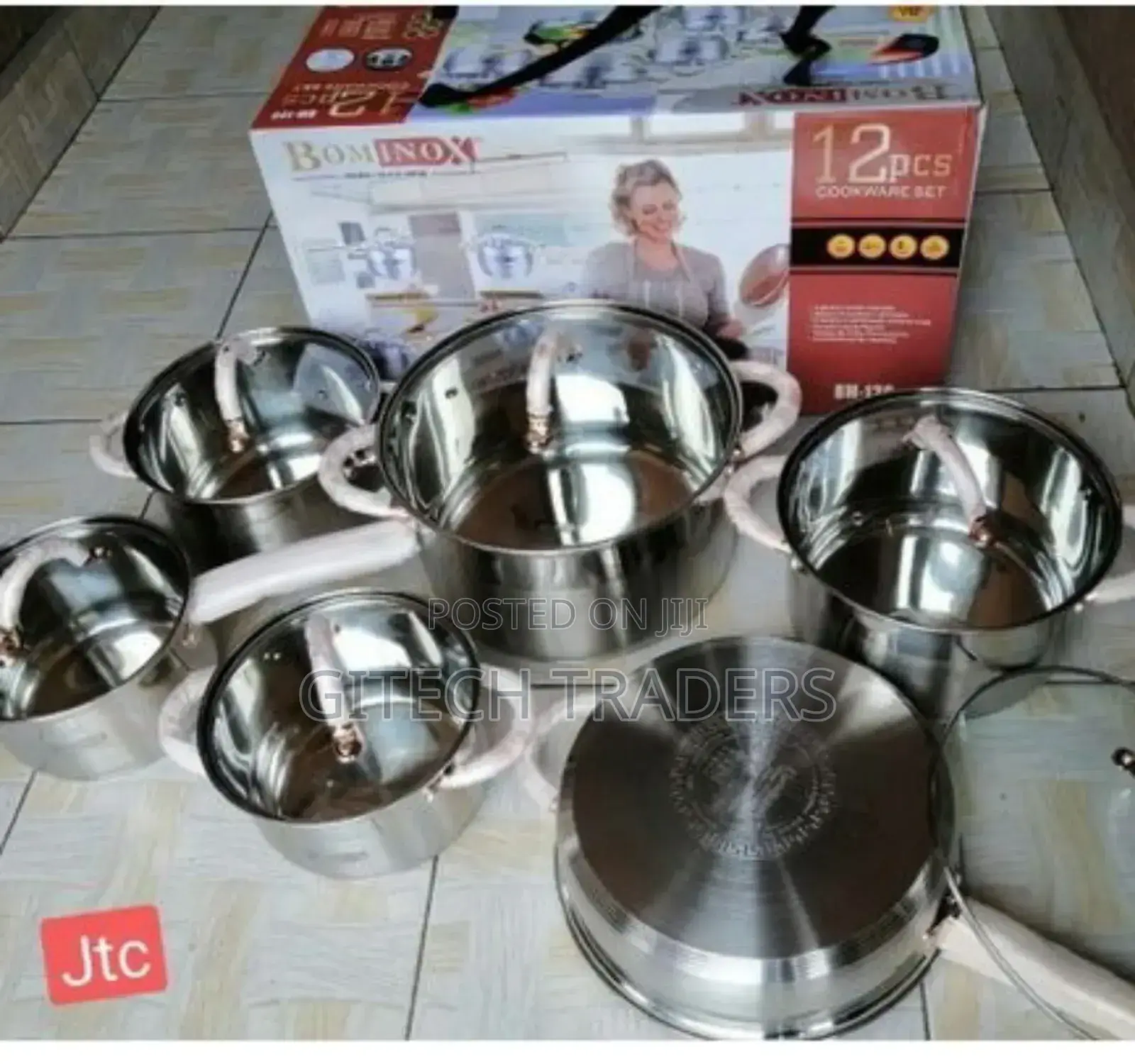 *12pc Bominox Cookware