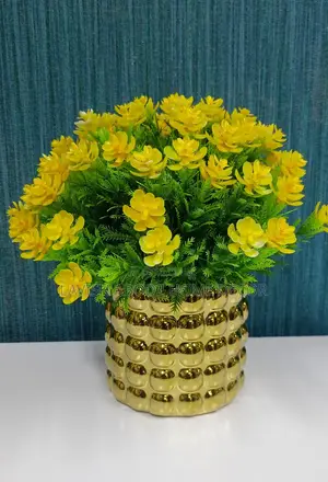 Yellow Gold Flower for Interior Decor