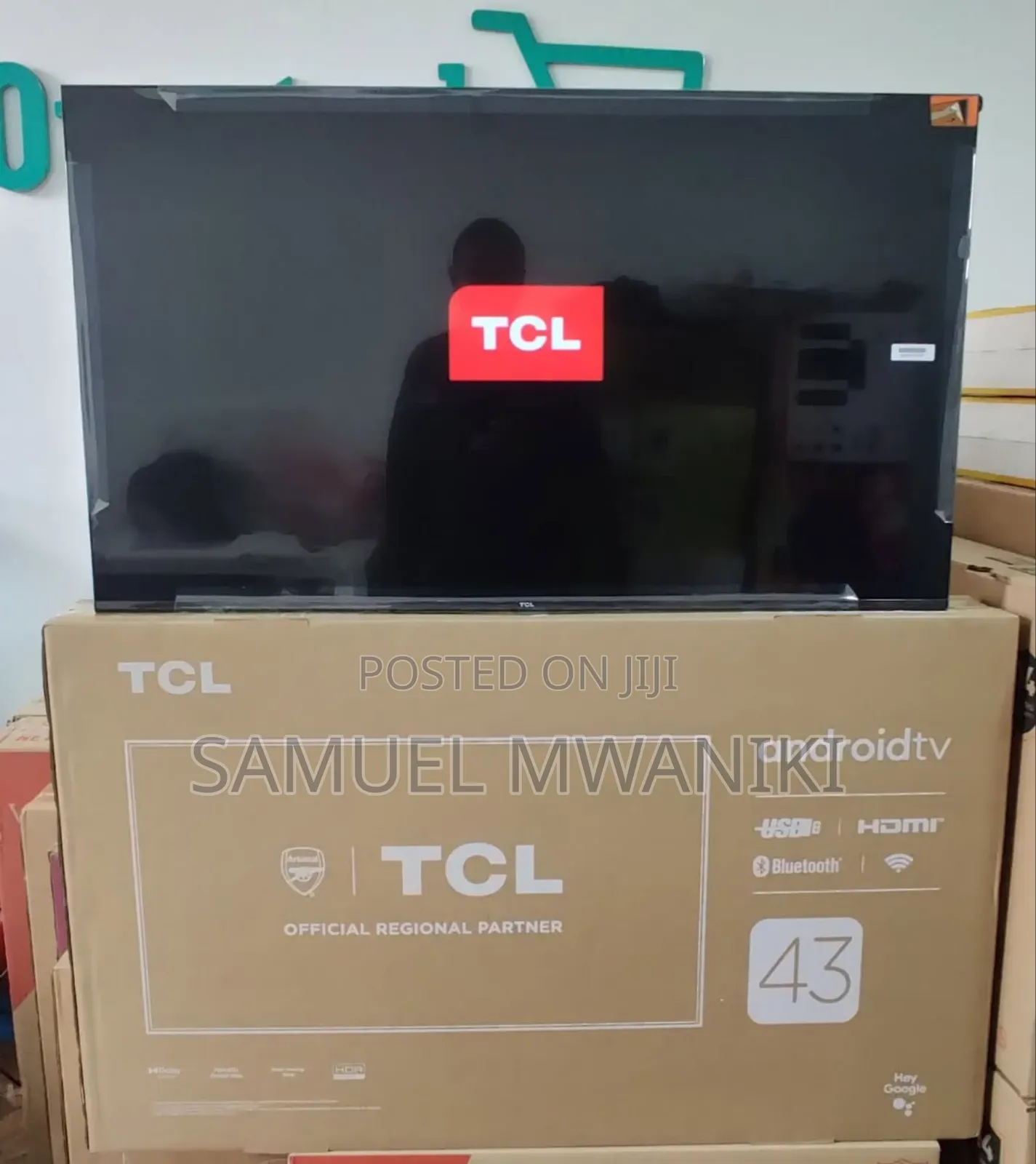 TCL 43′′ FHD 1080 Smart Android Frameless Tv Hdr, Bluetooth