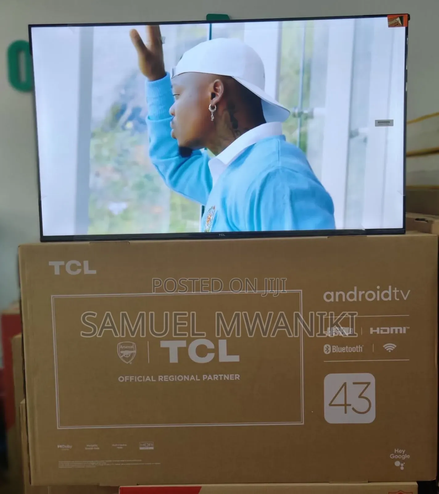 TCL 43′′ FHD 1080 Smart Android Frameless Tv Hdr, Bluetooth
