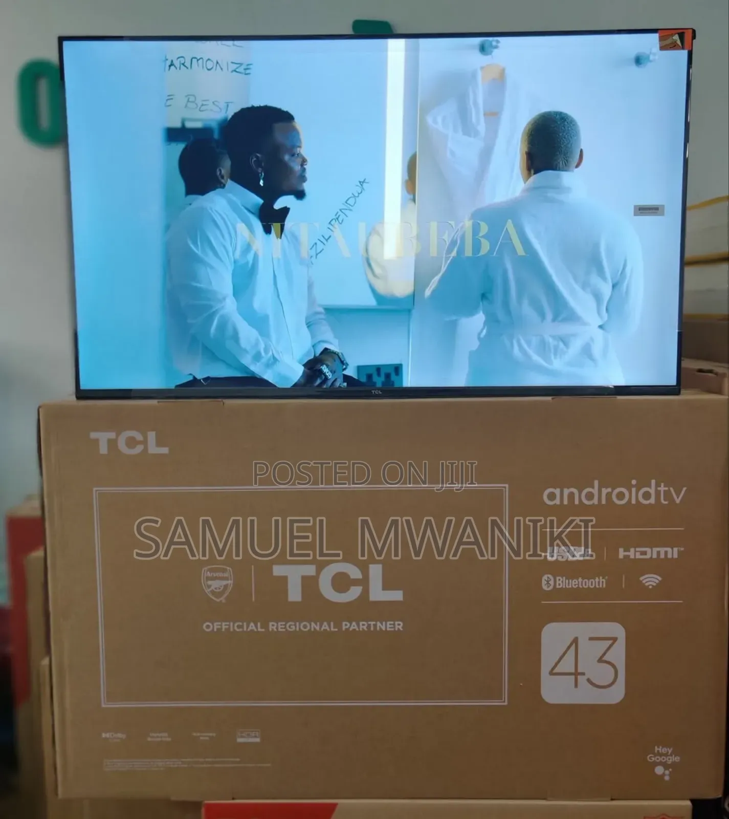TCL 43′′ FHD 1080 Smart Android Frameless Tv Hdr, Bluetooth