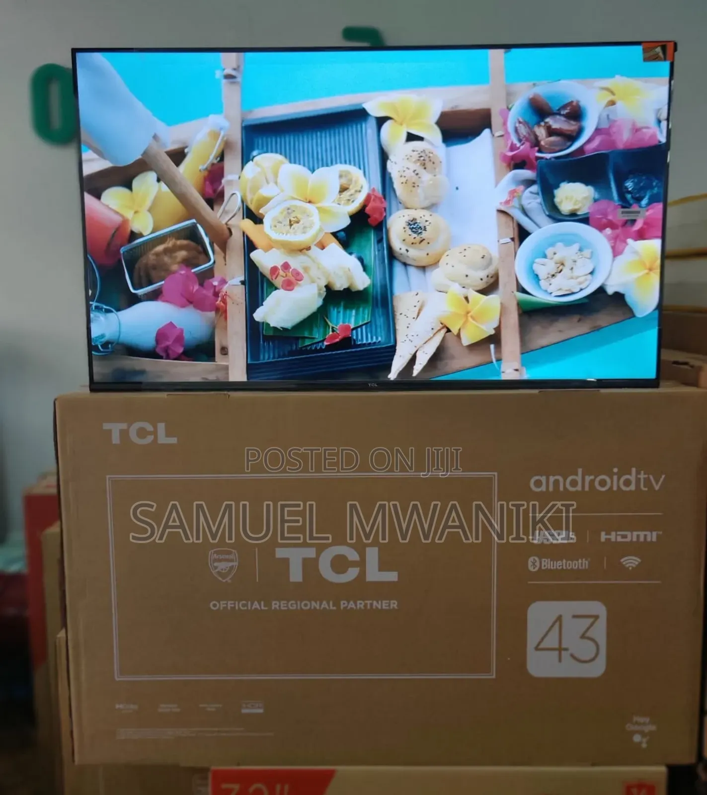 TCL 43′′ FHD 1080 Smart Android Frameless Tv Hdr, Bluetooth