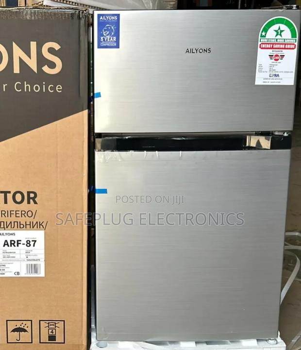 Arf-87 - Ailyons Top Freezer Fridge - (Silver) 90 Litres - main view