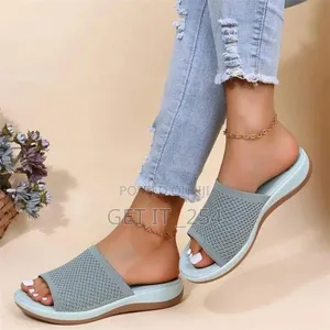 Ladies Mesh Sandals Black, Peach,Sizes 37,38,39,40,41,42