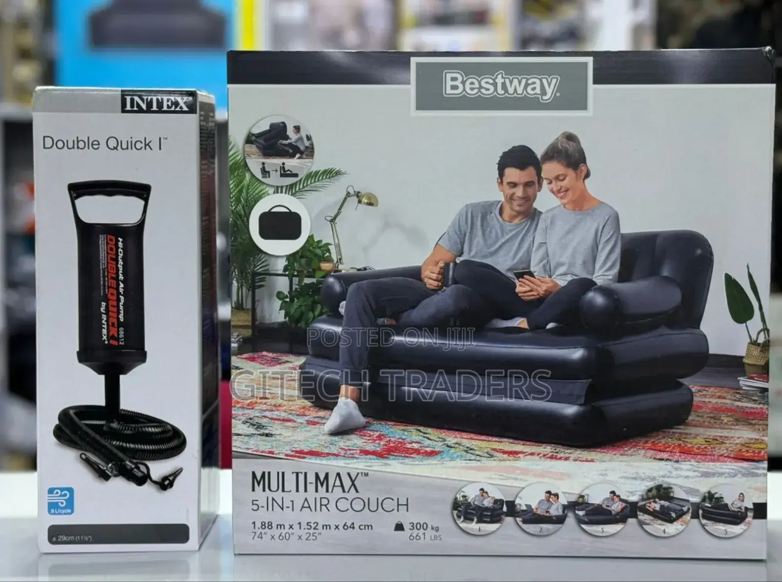 *5in1 Inflatable* *Multifunction Sofa-Bed