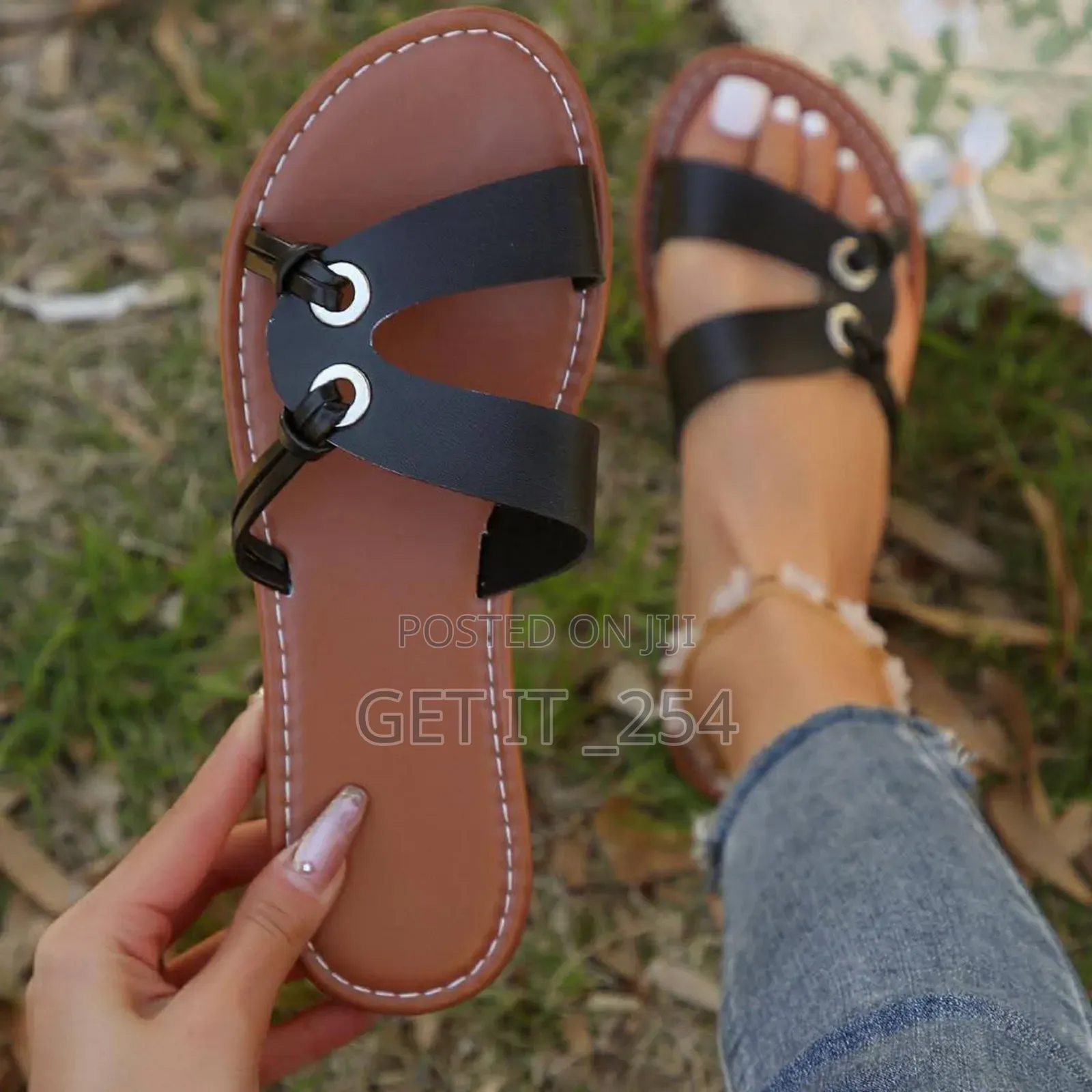 Leather Sandals.