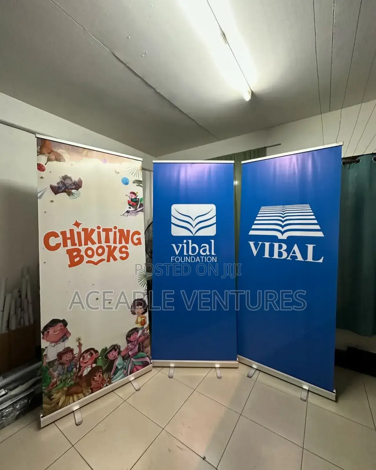 Vert High Quality Narrow Base Banners