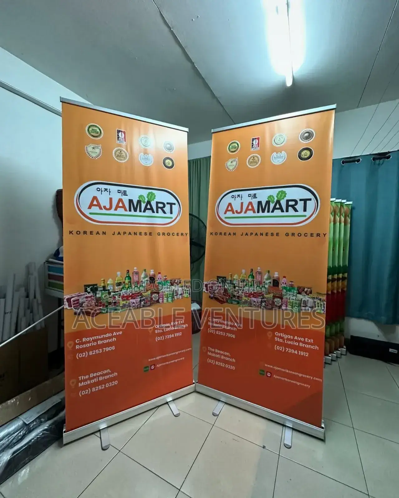 Portable Narrow Base Banner
