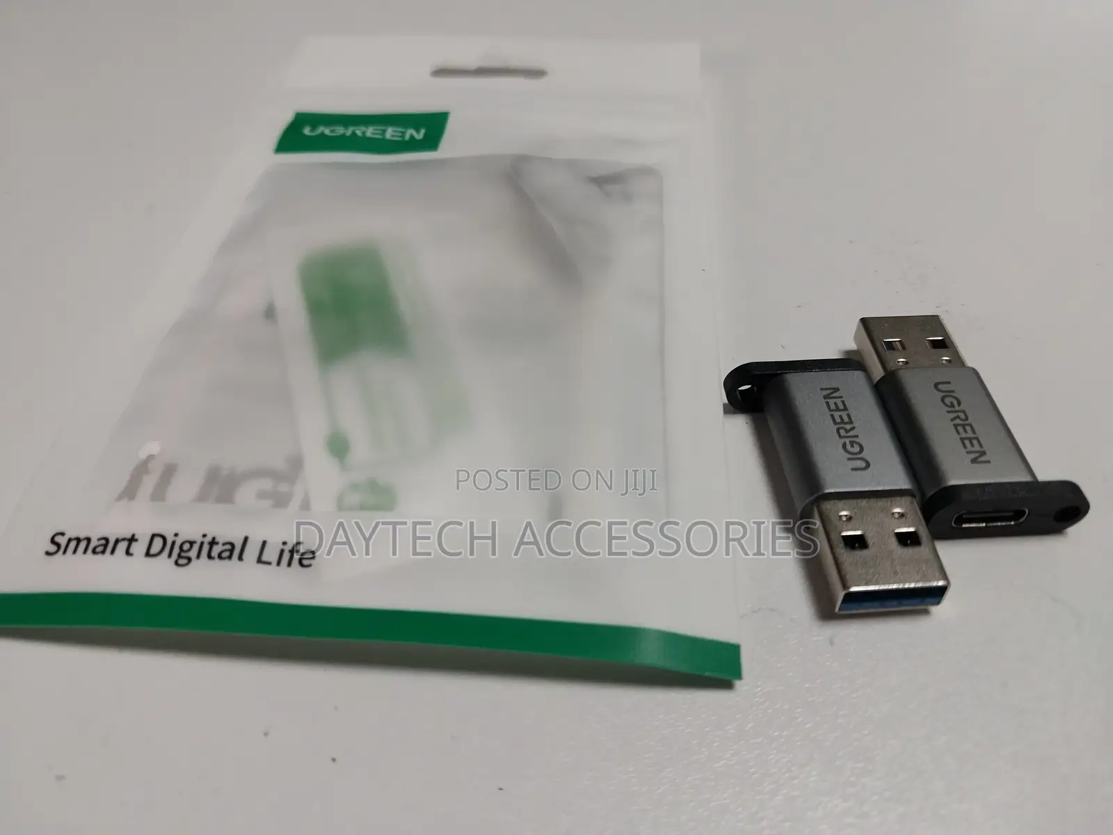 Ugreen Usb-a Male to Usb-C 3.1 Female Adapter Gray