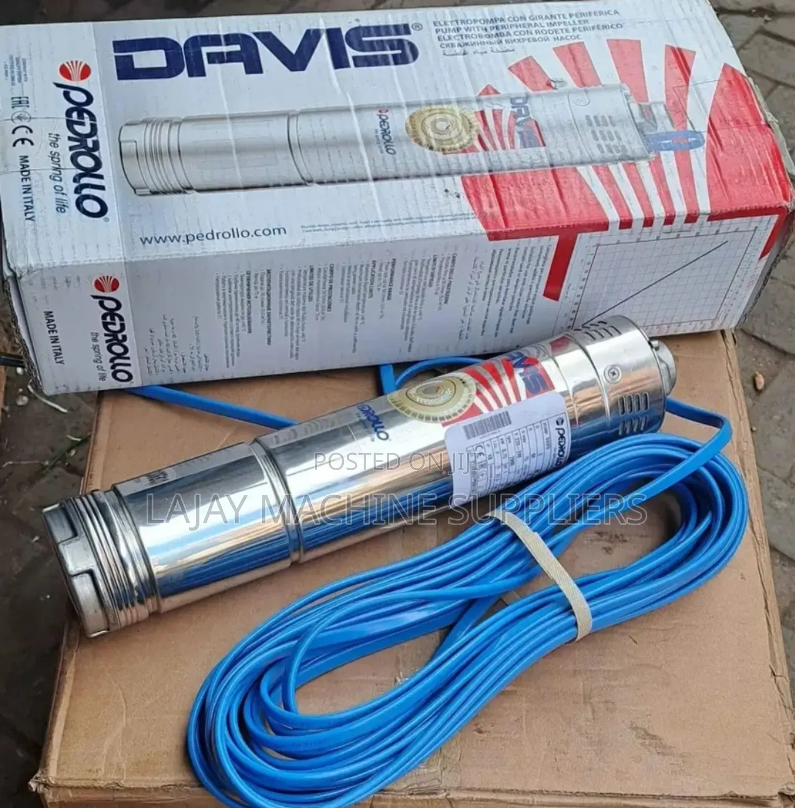 Pedrollo Submersible 1hp 75m