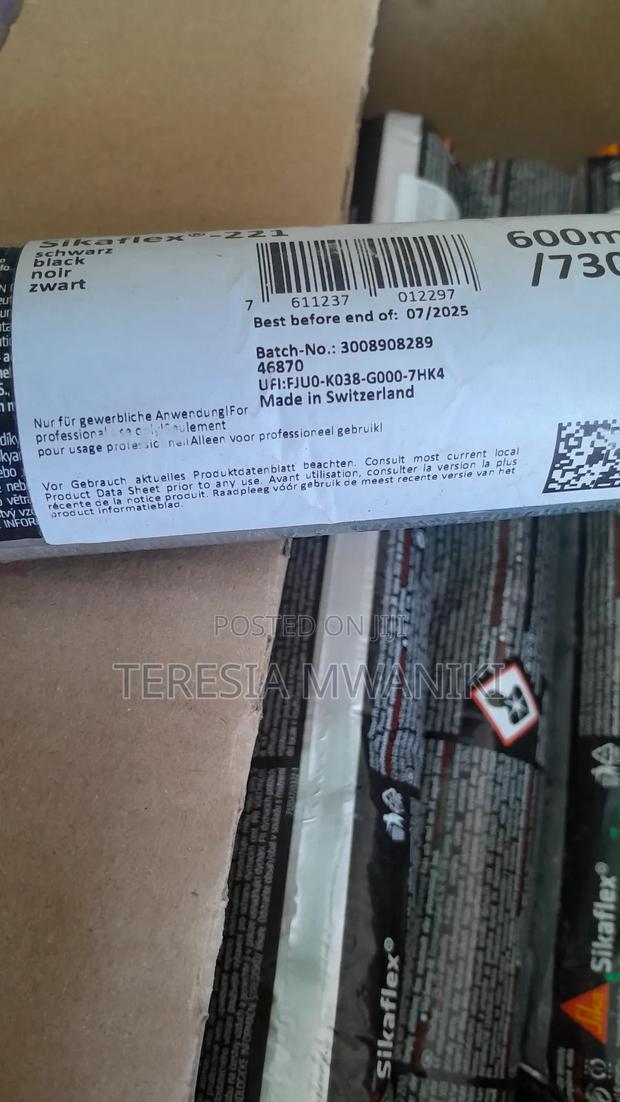 Sika Sikaflex 221 Black  Multipurpose - thumbnail 2