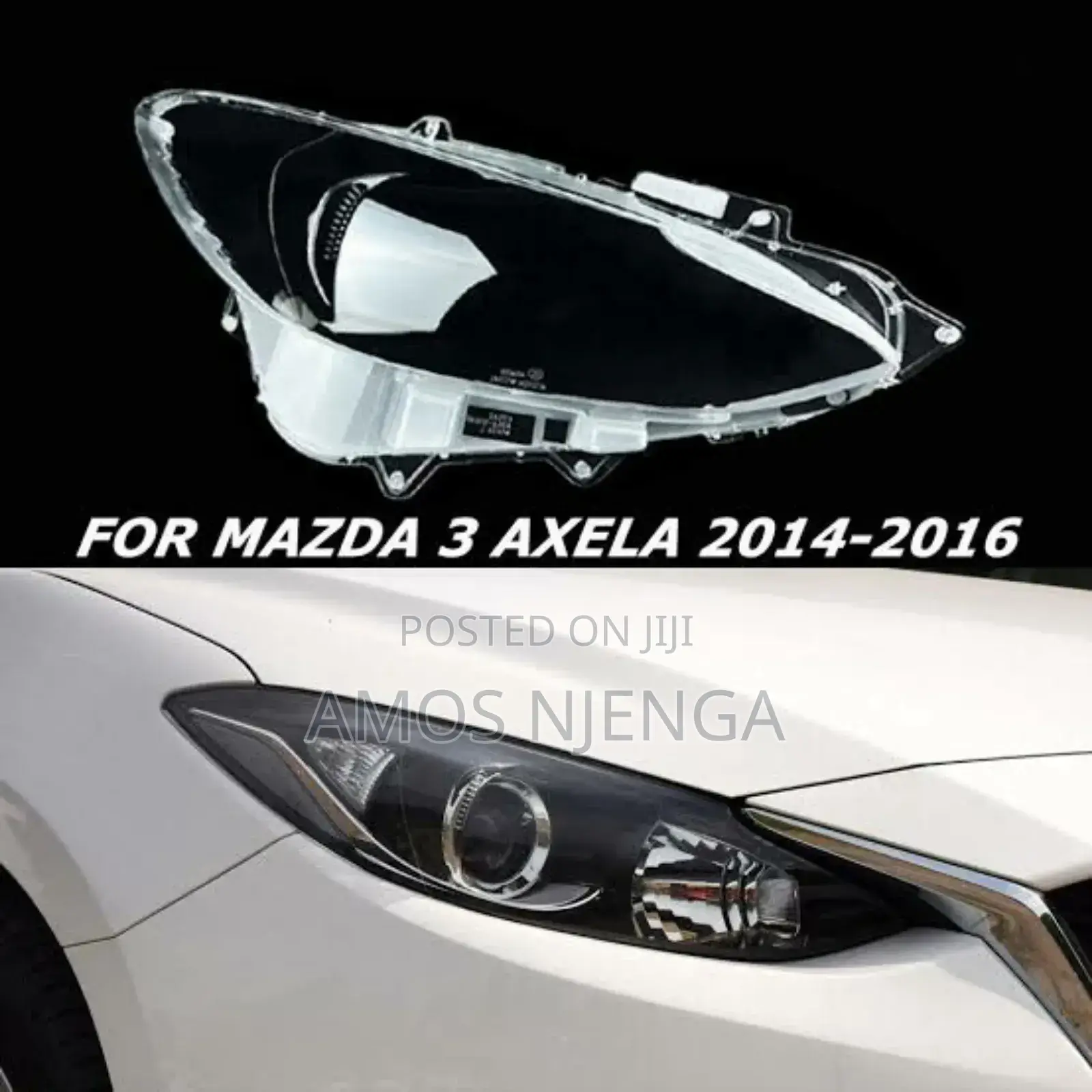 Mazda 3 Axela Non Xenon Headlight Lens 2014-2016