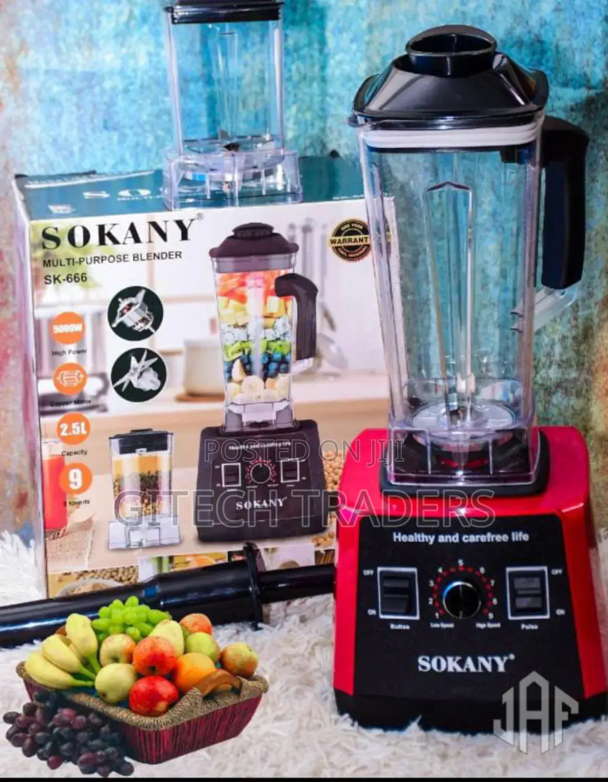 Sokany Commercial Blender 666