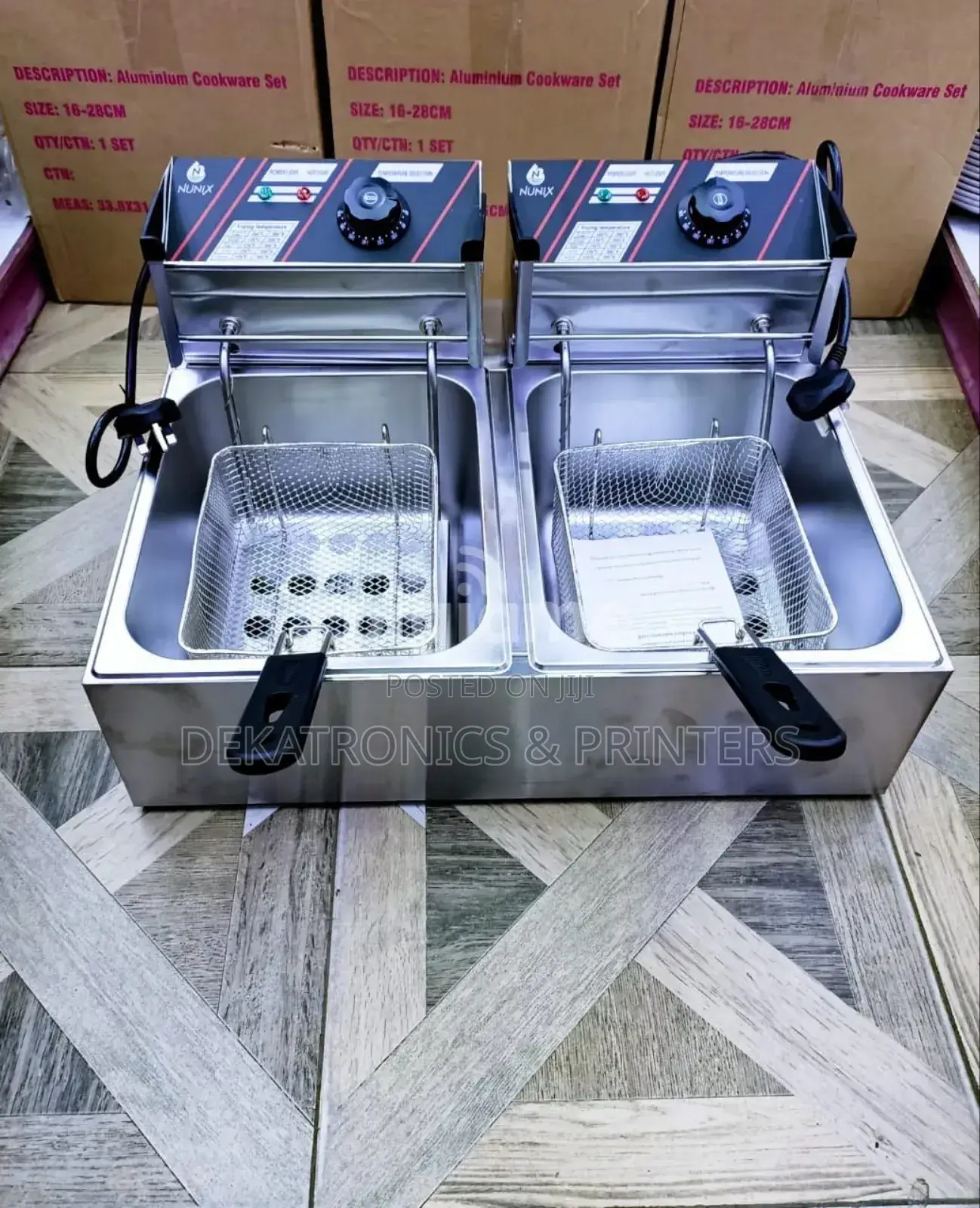 Nunix Electric Double 6l Deep Fryer