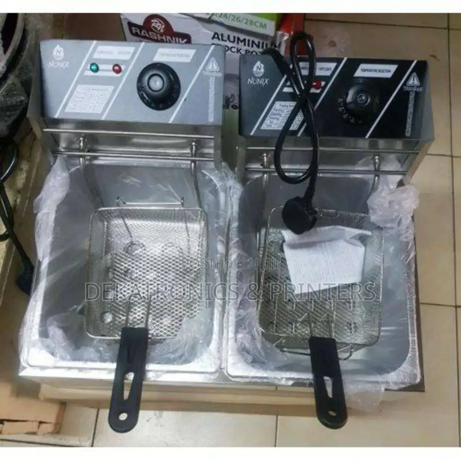 Nunix Electric Double 6l Deep Fryer