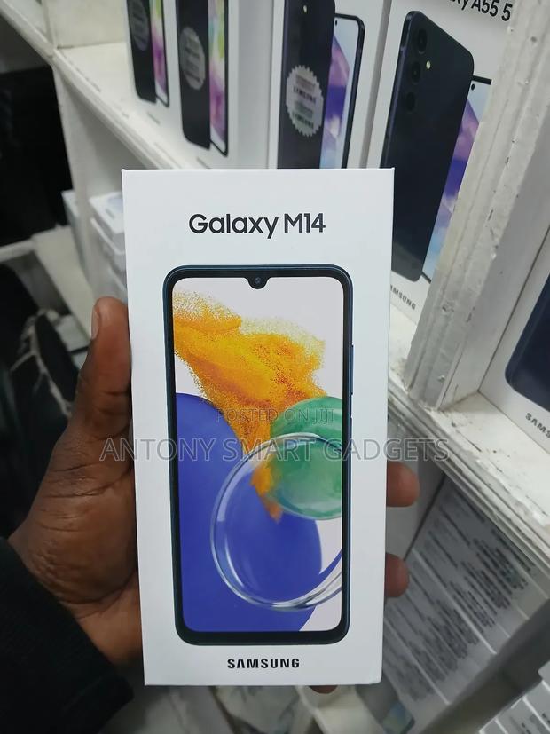 New Samsung Galaxy M14 64 GB Blue - main view