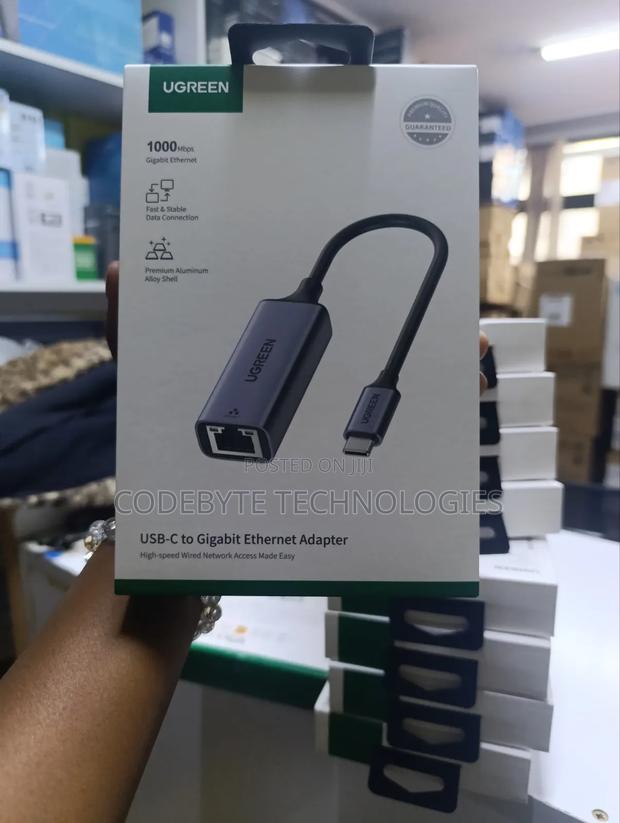 Ugreen Usb Type C to Ethernet Adapter Grey - main view