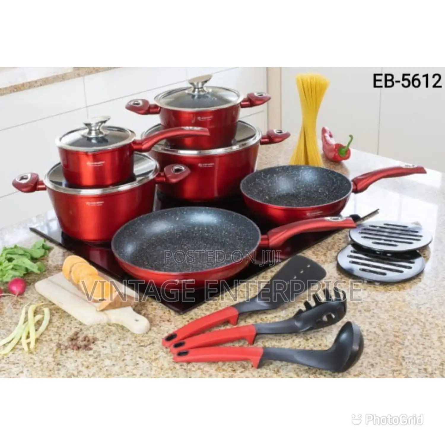 15pc Edenberg Cookware Set