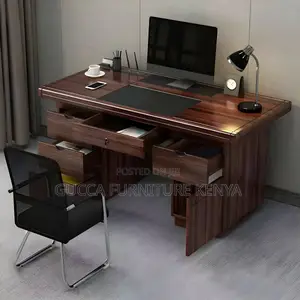 Office Tables:120cm Classic Writing Desk With Elegant Curves