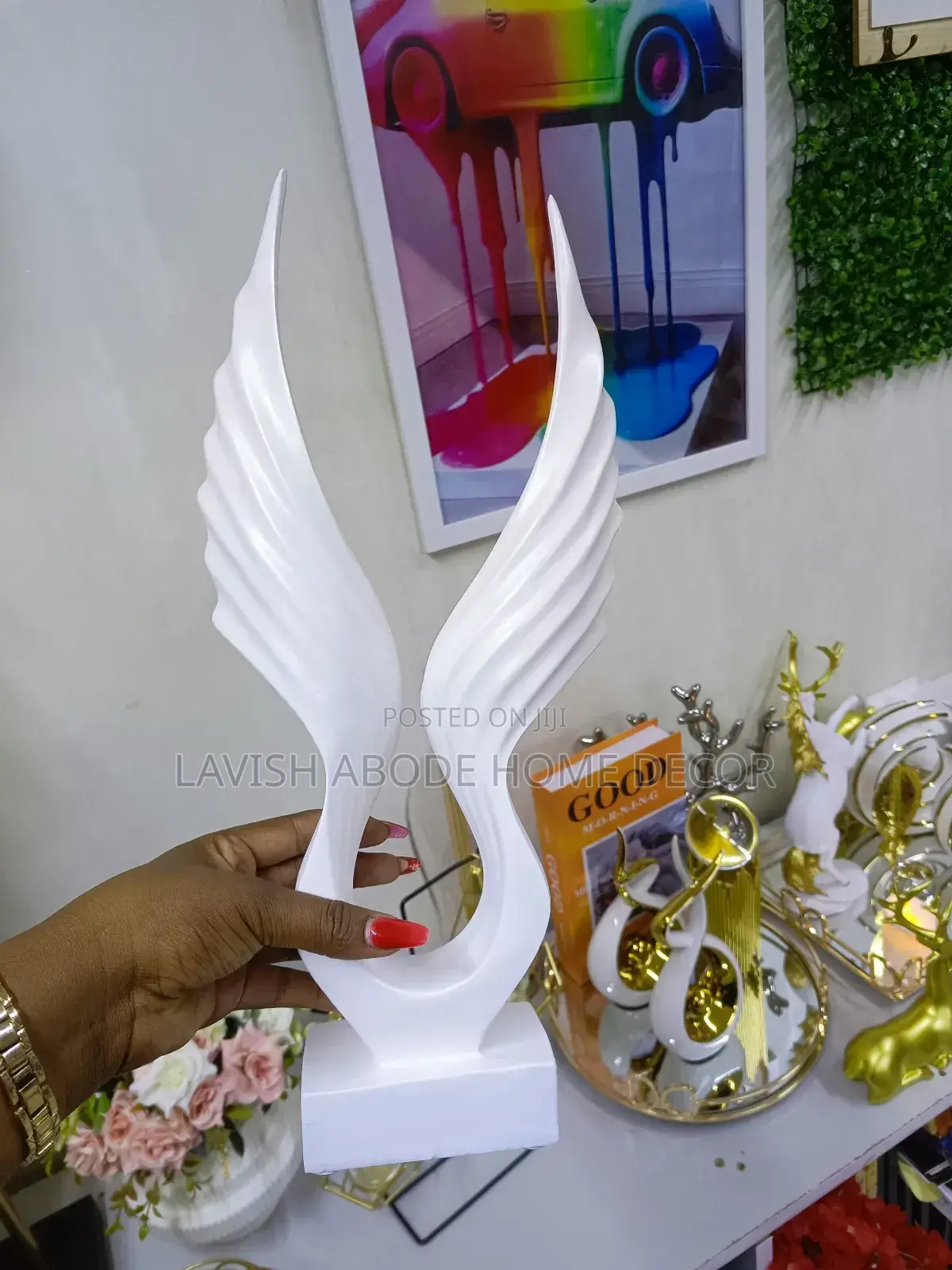 Decorative Wing Sculpture for Home N Office Decor 42cm