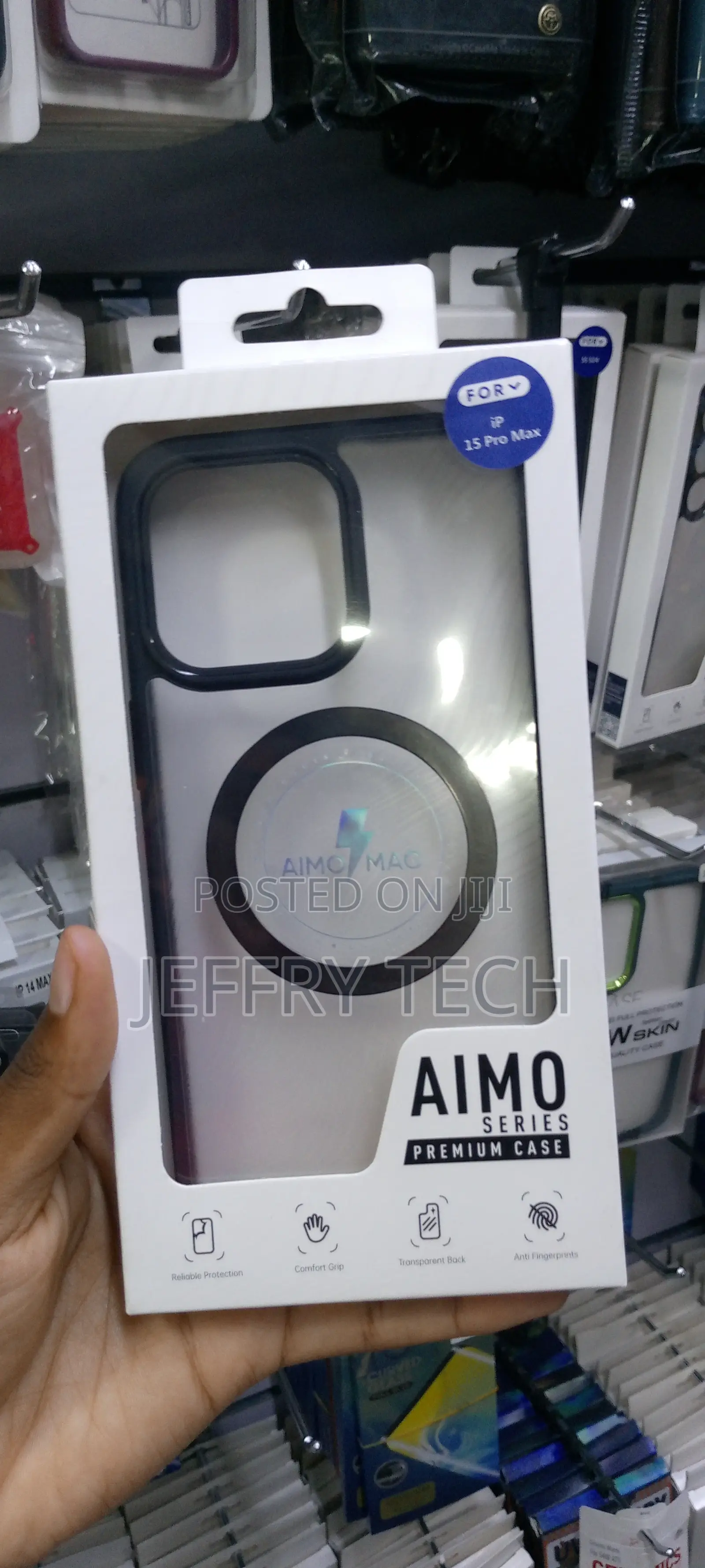 Careflection Premium Aimo Series Cover for iPhone 15 Pro Max