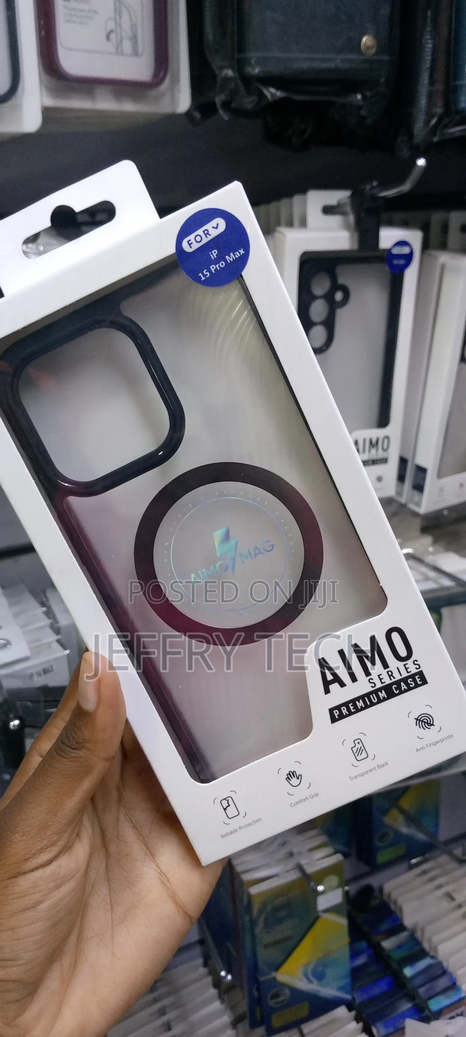 Careflection Premium Aimo Series Cover for iPhone 15 Pro Max