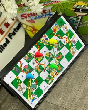 Large Size Magnetic Snake Ladder Board Game -Foldable
