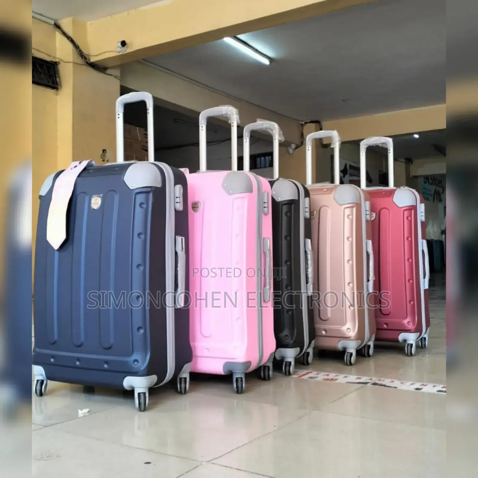 3 in 1 Fibre Luxurious Suitcase Briefcase Travel Bag Size 4